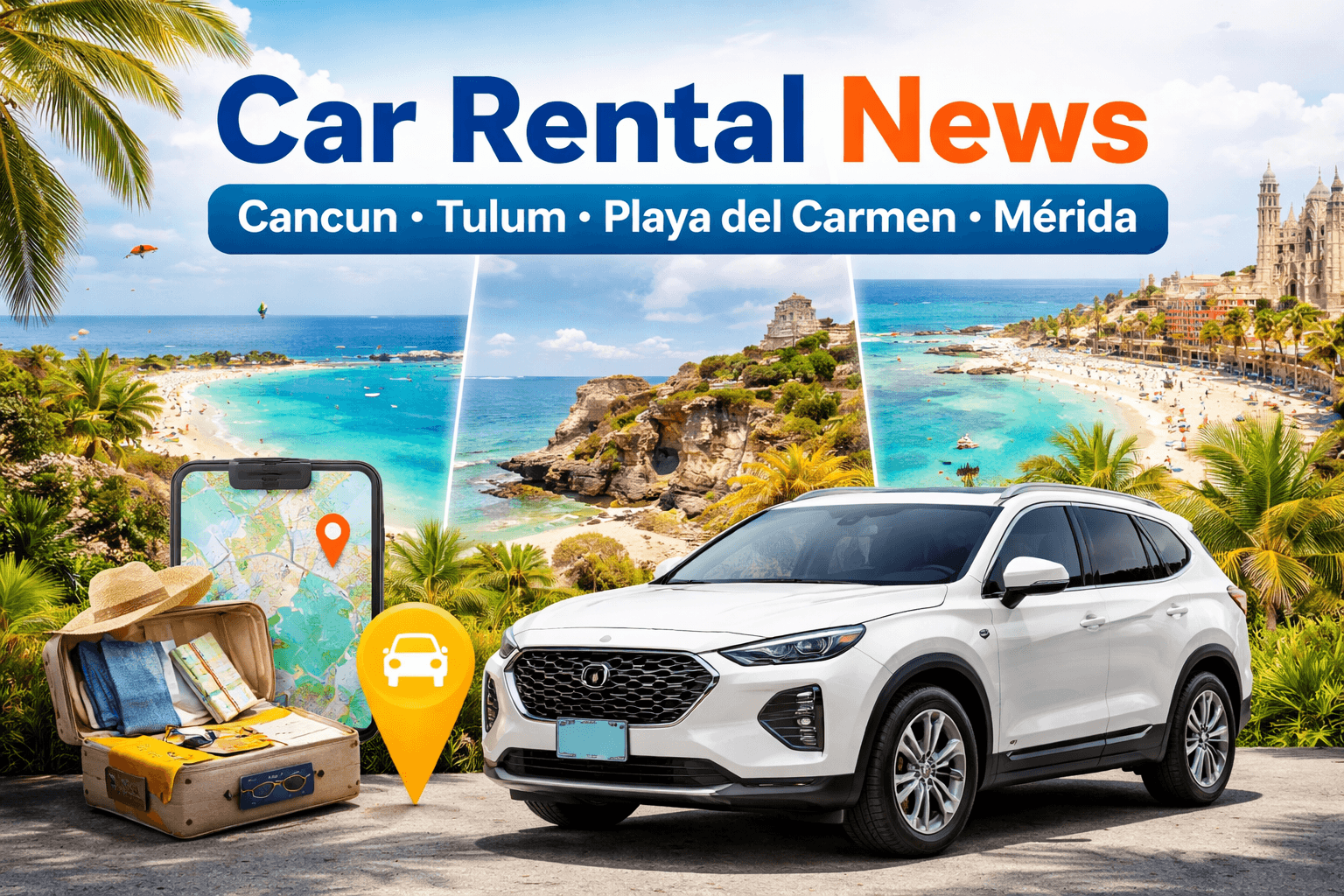Latest Car Rental News & Travel Updates in Cancun, Playa del Carmen, Tulum and Mérida