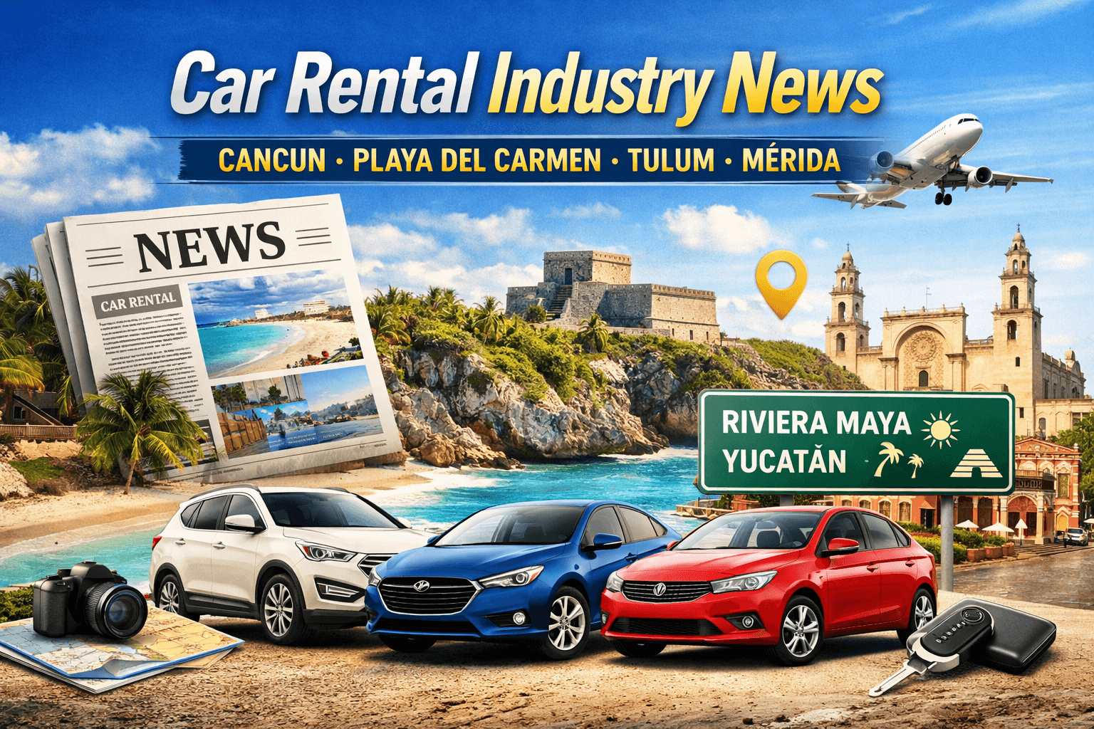 Latest Car Rental Updates Across Cancun, Playa del Carmen, Tulum and Mérida