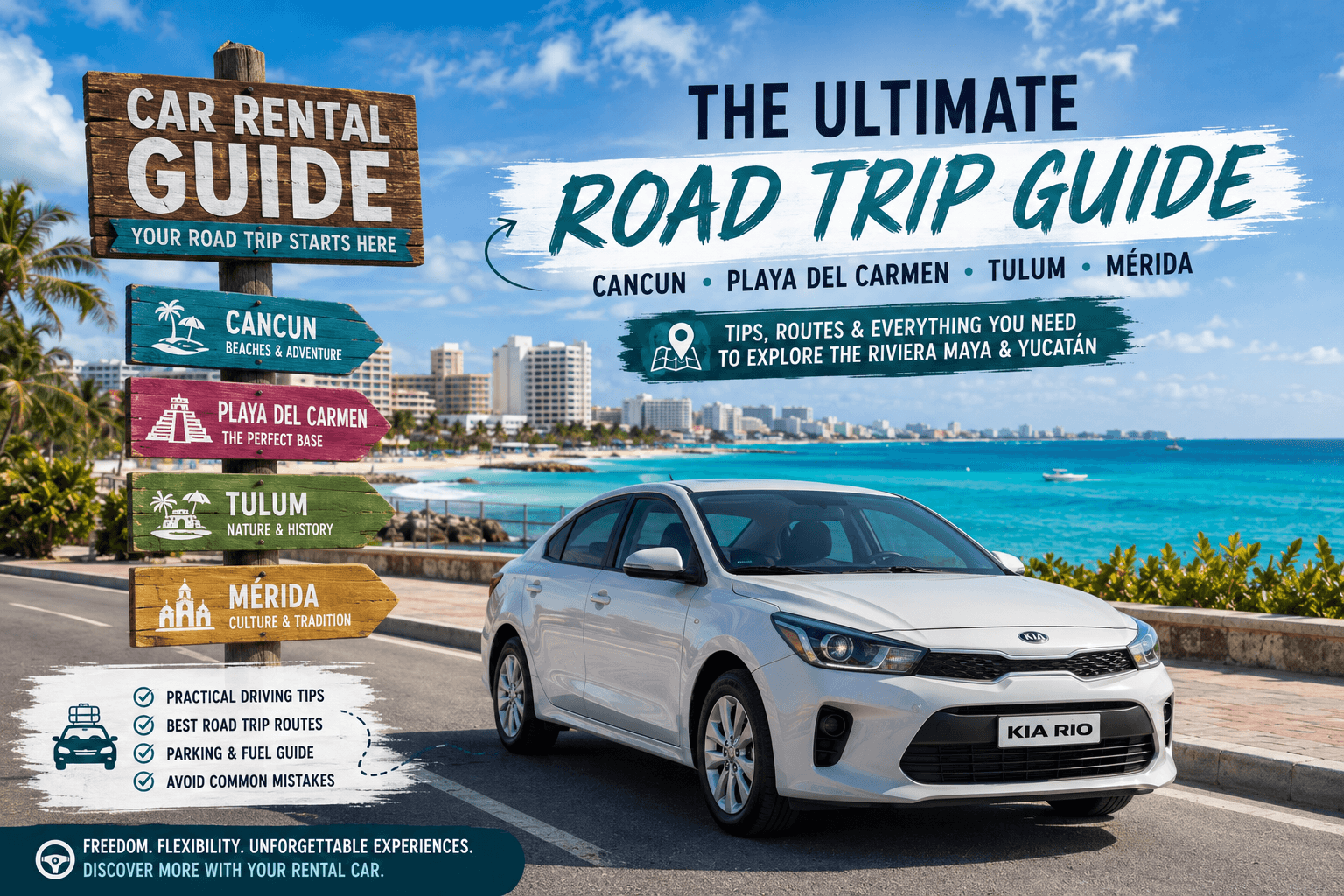 Ultimate Road Trip Guide to Cancun, Playa del Carmen, Tulum & Mérida